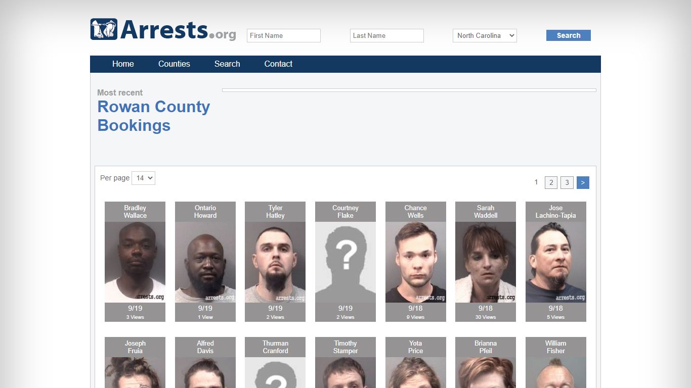 Rowan County Arrests and Inmate Search